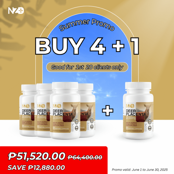 NZ+ Deer Placenta : 60 Capsules - Image 2