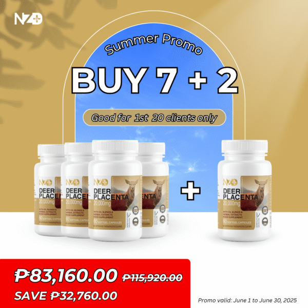 NZ+ Deer Placenta : 60 Capsules - Image 3