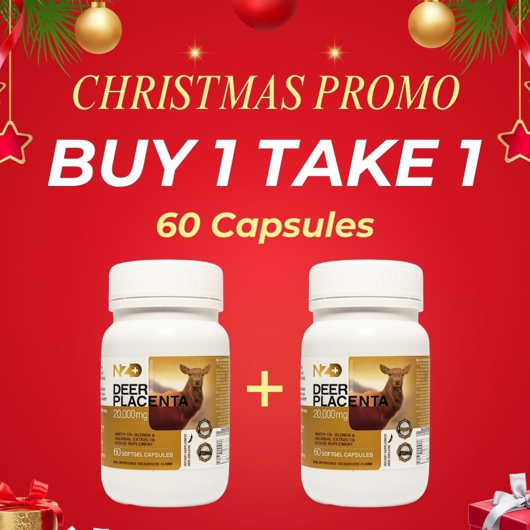 [PROMO: Buy 1 Take 1] NZ+ Deer Placenta : 60 Capsules