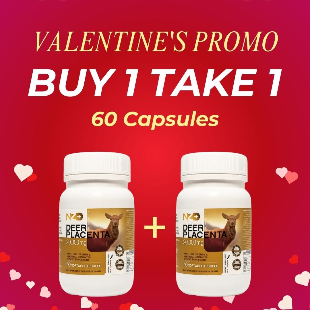 [PROMO: Buy 1 Take 1] NZ+ Deer Placenta : 60 Capsules
